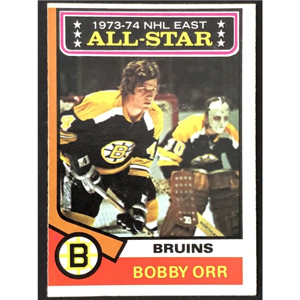 1974-75 O-PEE-CHEE BOBBY ORR (HOF) AS CARD