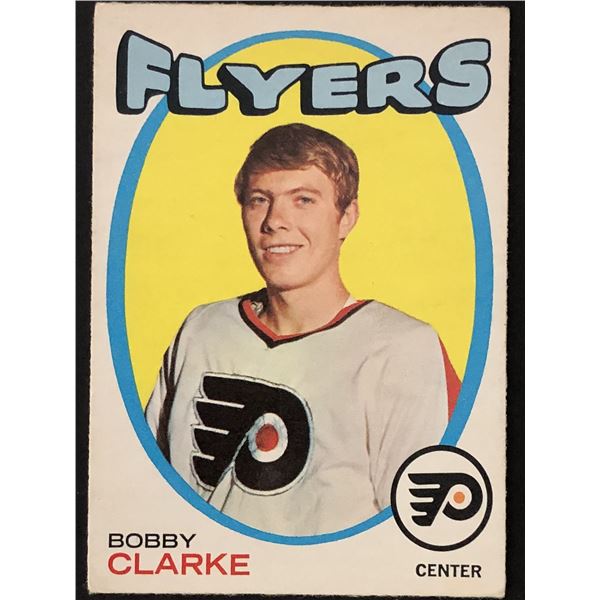 1971-72 O-PEE-CHEE BOBBY CLARKE (HOF) CARD