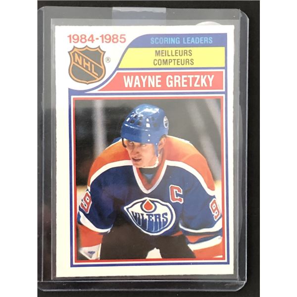 1985-86 O-PEE-CHEE WAYNE GRETZKY (HOF) LL CARD