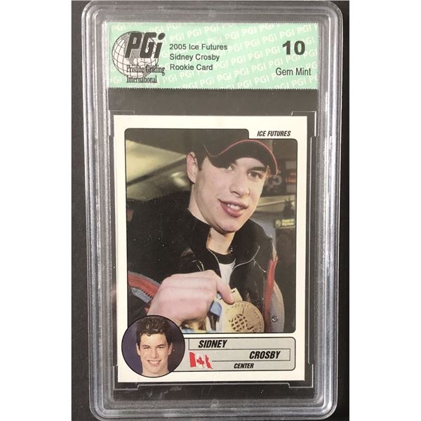 2005-06 ICE FUTURES Sidney Crosby (RC) PGI GEM MT 10