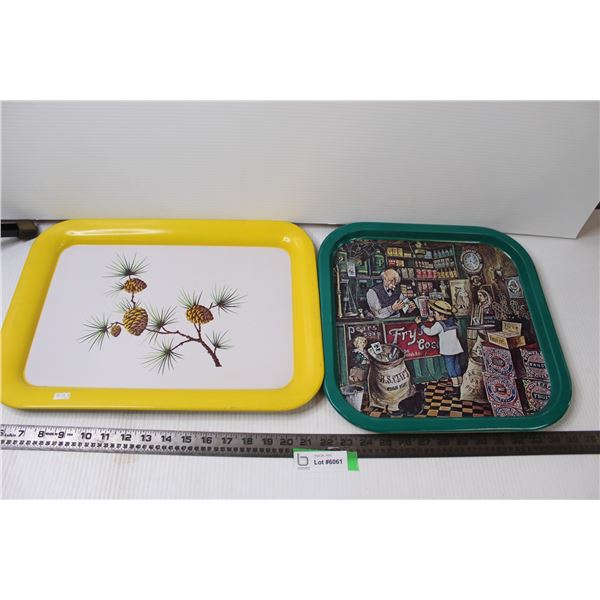 (2) Serving Trays