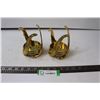 Image 1 : (2) Gold Stands