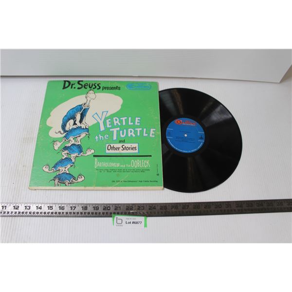 Dr. Seuss Yertle the Turtle and Other Stories Record