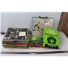 Image 1 : Stack of Records and Other Music Books