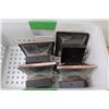Image 2 : (4) Outdoor Lights, Storage Bin and Containers