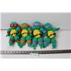 Image 1 : Set of 4 Crochet Teenage Mutant Ninja Turtles