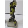 Image 3 : Pair of Chalkware Dancer Statues