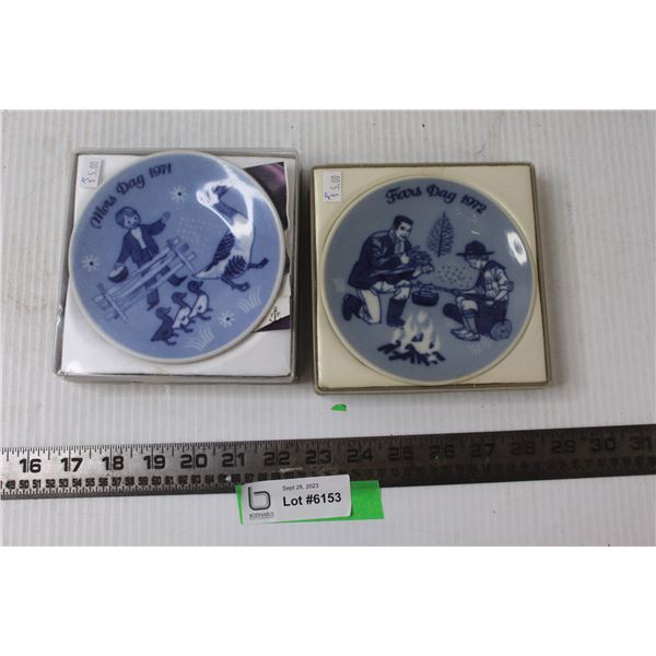 (2) Decorative Plates- 1971-1972