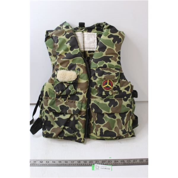 Camo Life Vest- Size XL