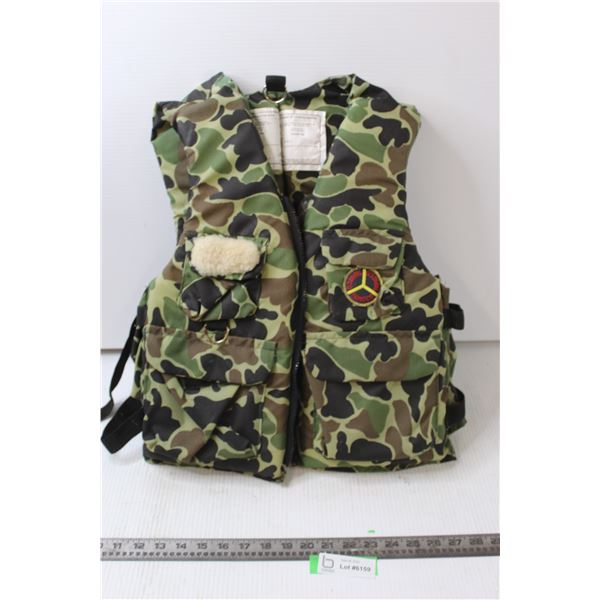 Camo Life Vest- Size XL