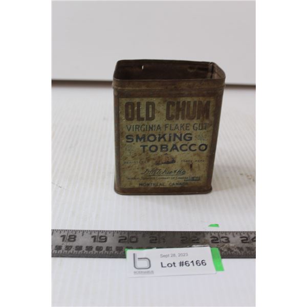 Vintage Old Chum Tobacco Tin