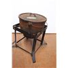 Image 1 : *Cast Iron Pot (Lid Cracked ) + Metal Stand w/ Propane Burner