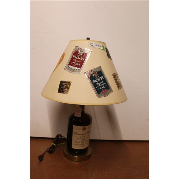 *Liqueur Bottle Lamp