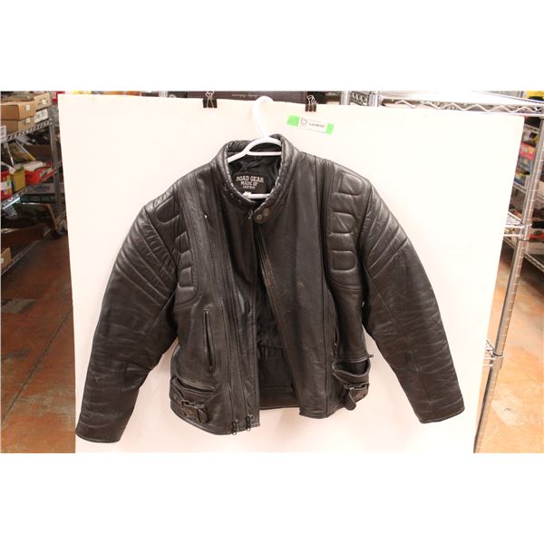 *Road Gear Made of Leather Motorcycle Leather Jacket - Size 46