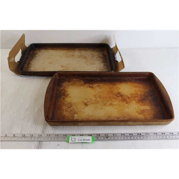 (2) Pampered Chef Baking Sheets