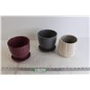Image 1 : (3) Plant Pots