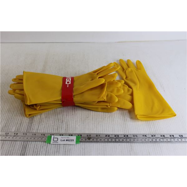 Assorted Medium Rubber Gloves