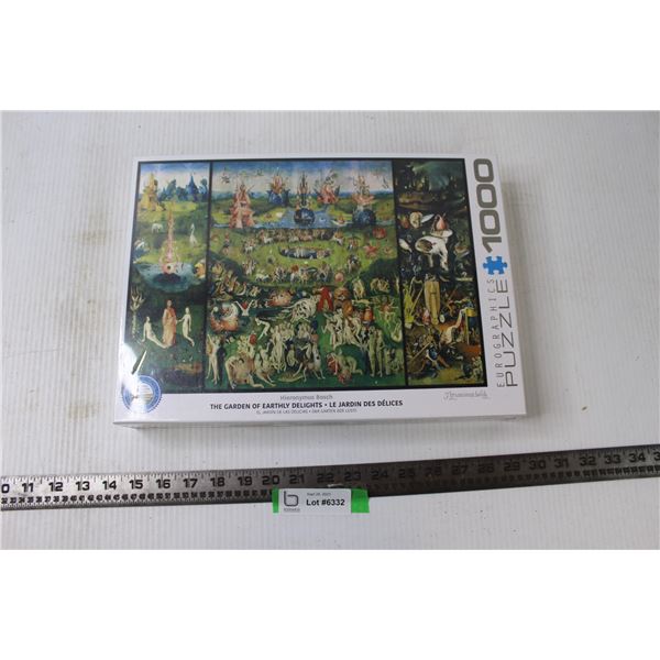"Garden of Earthly Delights" 1000 Piece Puzzle (NIB)