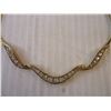 Image 3 : Gold Toned Rhinestone Necklace