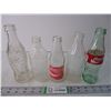 Image 1 : (4) Vintage Small Coca Cola and (1) Pepsi Bottle