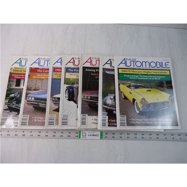 (7) Editions of Collectible Automobile Magazine from 2004 and 2009