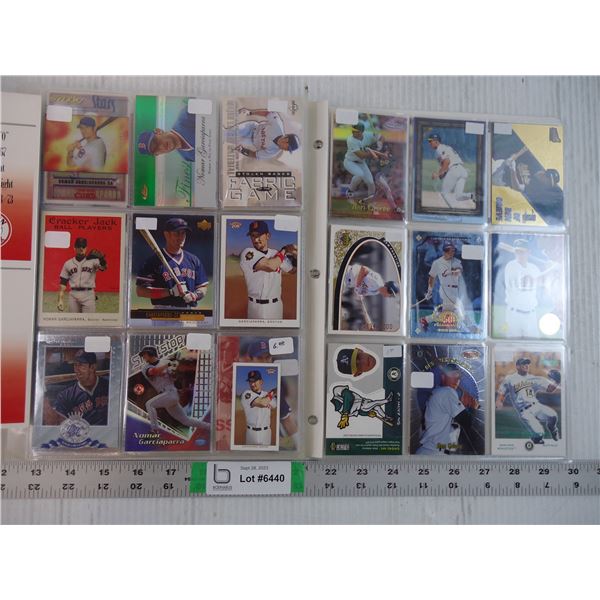 (2) Folders of Cards with Nomar Garciaparra and Ben Grieve