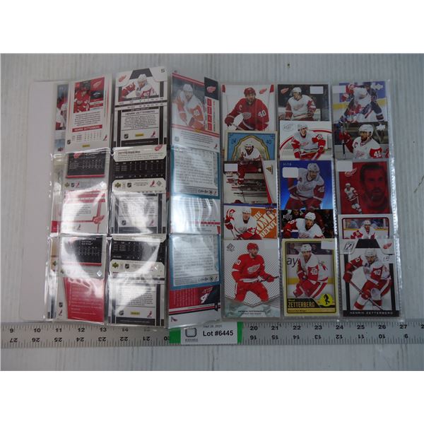 Folder of Cards Featuring Henrik Zetterberg