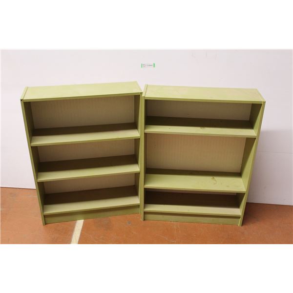 * (2) Shelving Units (24"w x 8"d x 31 1/2"h)