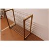 Image 2 : * Wire Shelving w/Wooden Frame (28"w x 12"d x 25"h)