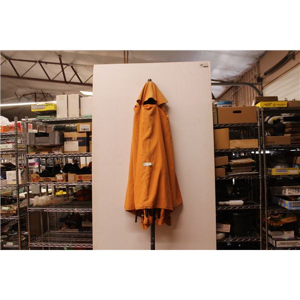 Orange Patio Umbrella (approx. 7' across)