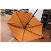 Image 4 : Orange Patio Umbrella (approx. 7' across)