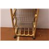 Image 3 : * Rolling Wooden Cart W/Baskets 