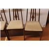 Image 4 : * (4) Wooden Dining Room Chairs w/Padded Seats (stained)