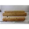 Image 1 : Bamboo Blinds - (1)(5' x 23") - (2) 5' x 31 1/4"- one missing strings)