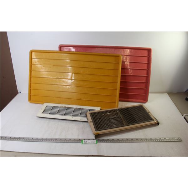 (2) Boot Trays - (2) Register Covers