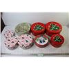 Image 1 : (8) Christmas Tins