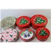 Image 2 : (8) Christmas Tins