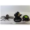 Image 1 : Grim Reaper and Spider Halloween Decorations + Harry Potter Coin bank