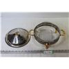 Image 1 : Dish with Stand and Lid (Lid has No Handle)