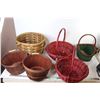 Image 1 : *(2) Bushel Baskets + (4) Wicker Baskets