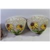 Image 3 : (2) Planters + (4) Garden Decorations + Bench Picture Frames 3 1/2 x 5