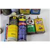 Image 4 : Lot of Fluid Containers WD-40, Liquid Wrench, Power Lube and More