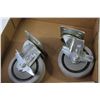 Image 4 : (4) Casters with Swivel Base (Max 250 lb)