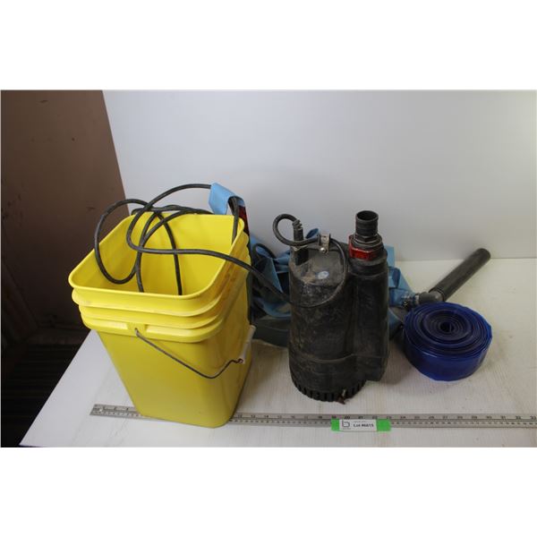 *Sump Pump with Hose