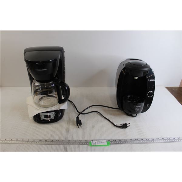 Tassimo Coffeemaker, Black & Decker Coffee Maker - Both Untested