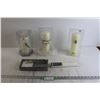 Image 1 : Assorted Wedding Items - (4) Candles, Wedding Pen Set