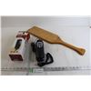 Image 1 : Wooden Paddle, VTech Trimstyle Telephone - Unused, Untested