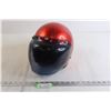 Image 1 : Red Metallic Motorcycle Helmet