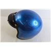 Image 3 : Blue Metallic Motorcycle Helmet