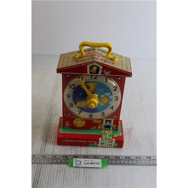 Fisher-Price Toys Music Box Teaching Clock - Works